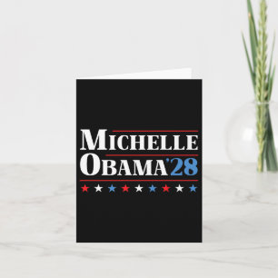 Michelle Obama 2028 For President Premium  Card