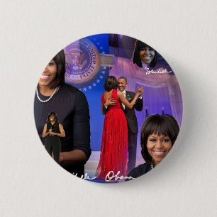 Michelle Obama 6 Cm Round Badge