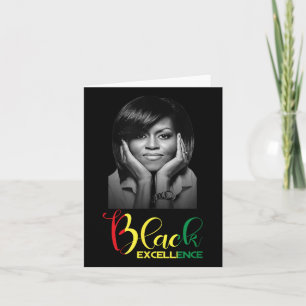 Michelle Obama Black Excellence Black History Mont Card