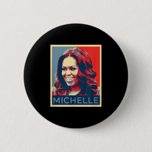 Michelle Obama Black Women Black History Month 6 Cm Round Badge