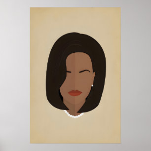Michelle Obama, Black Women History Makers Icon Poster