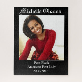MICHELLE OBAMA FIRST BLACK FIRST LADY JIGSAW PUZZLE