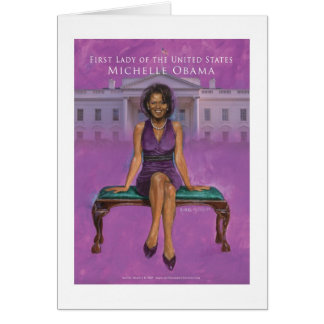 MICHELLE OBAMA FIRST LADY POST CARD