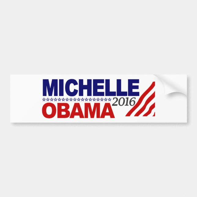 Michelle Obama For President 2016 Bumper Sticker (Front)