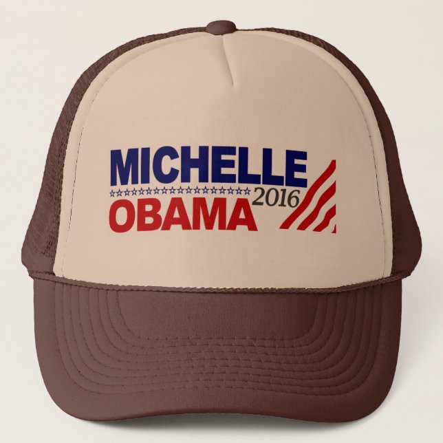 Michelle Obama For President 2016 Trucker Hat (Front)