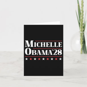 Michelle Obama For President 2028 Card