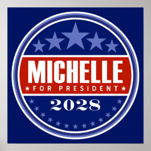 Michelle Obama for President 2028 Poster