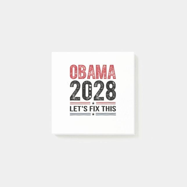 Michelle Obama for President Obama 2028   Post-it Notes (Front)