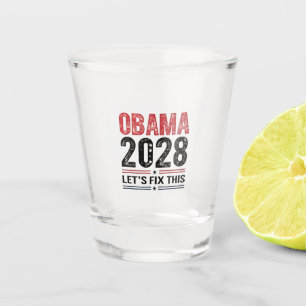 Michelle Obama for President Obama 2028   Shot Glass