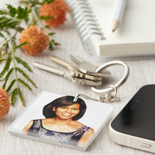 MICHELLE OBAMA  KEY RING (Front Right)