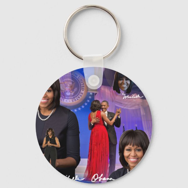 Michelle Obama Key Ring (Front)