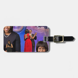 Michelle Obama Luggage Tag