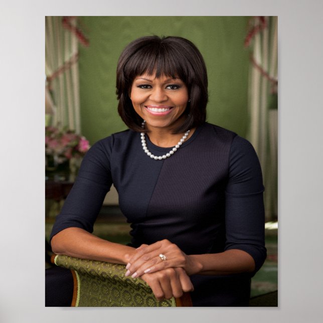 Michelle Obama Official Portrait Poster (Front)