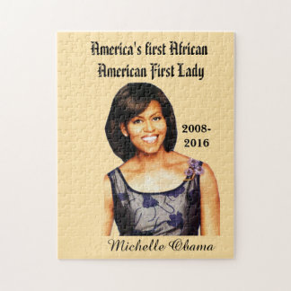 MICHELLE OBAMA SMILING JIGSAW PUZZLE