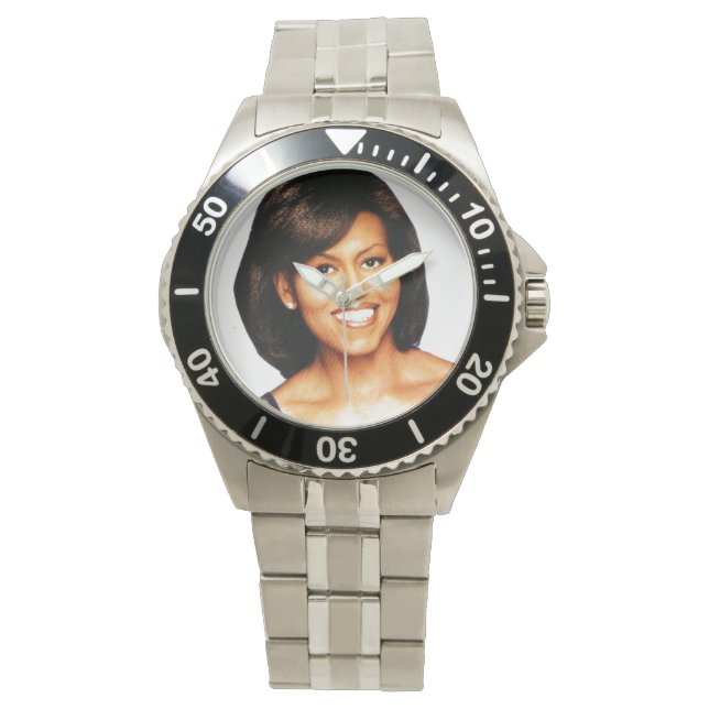 MICHELLE OBAMA SMILING watch (Front)