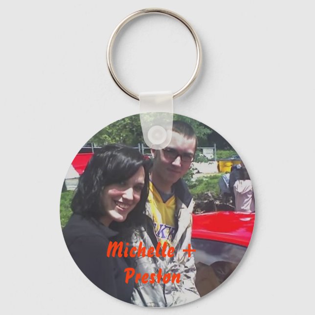 Michelle + Preston Key Ring (Front)