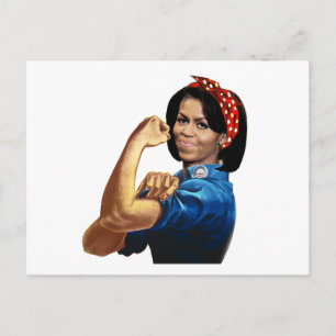 MICHELLE THE RIVETER POSTCARD