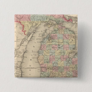 Michigan 15 Cm Square Badge