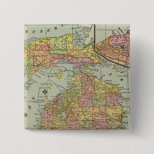 Michigan 3 15 cm square badge