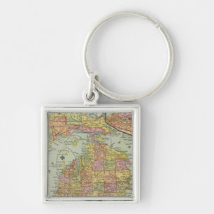 Michigan 3 key ring