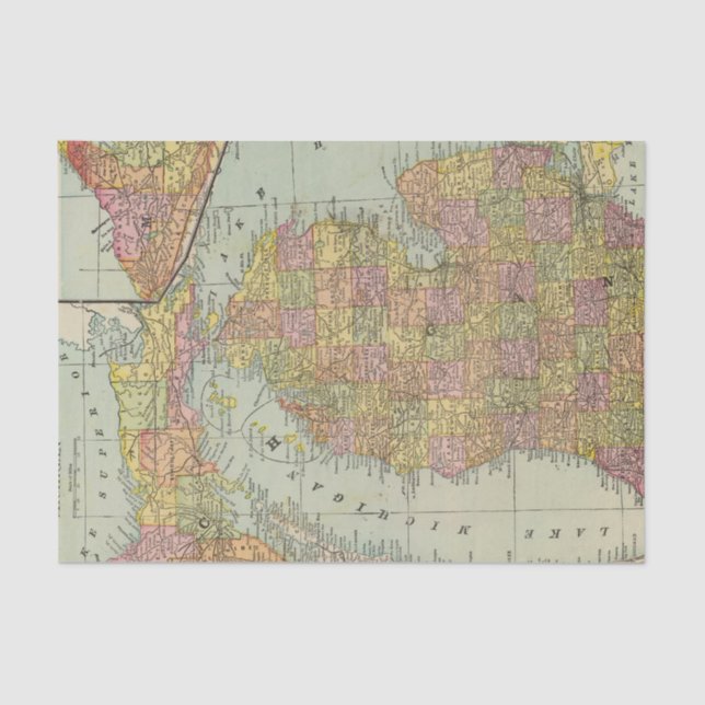 Michigan 3 tissue paper (Front)