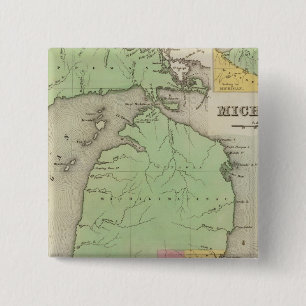 Michigan 4 15 cm square badge