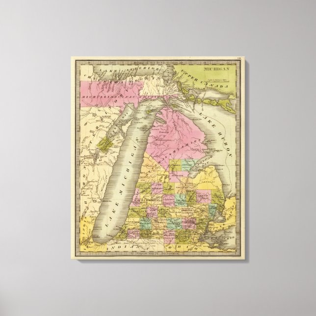 Michigan 4 canvas print (Front)