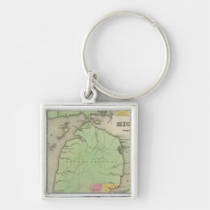 Michigan 4 key ring