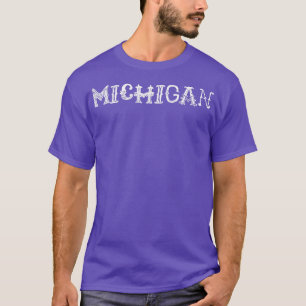 Michigan 50 States Names  T-Shirt