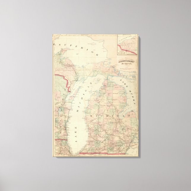 Michigan 8 canvas print (Front)