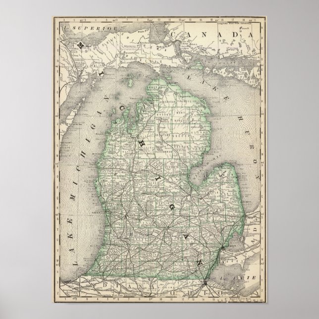 Michigan 8 poster (Front)