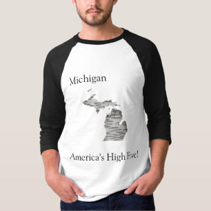 Michigan - America's High Five  T-Shirt
