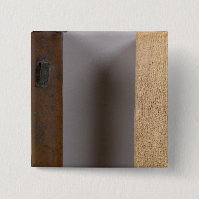 Michigan and Indiana Border Survey 15 Cm Square Badge (Front)