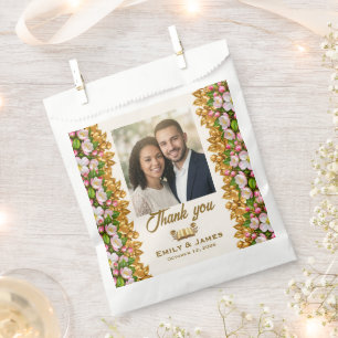 Michigan Apple Blossom Wedding Seed Packet Favour Bags