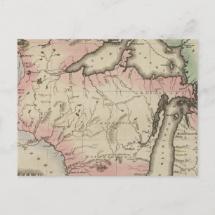 Michigan Area Postcard