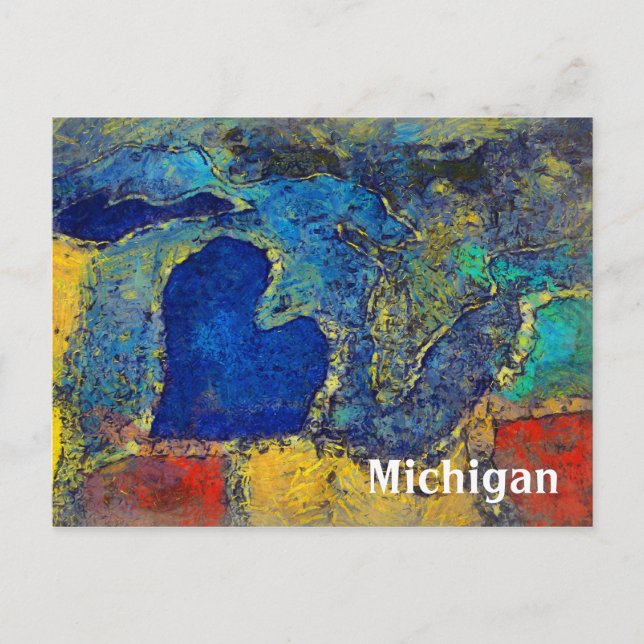 Michigan Artwork Postcard (Front)