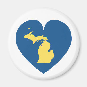 Michigan at Heart Magnet