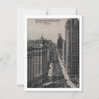Michigan Ave, Chicago IL, Illinois Vintage