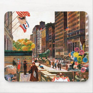 Michigan Avenue, Chicago by John Falter Mouse Pad