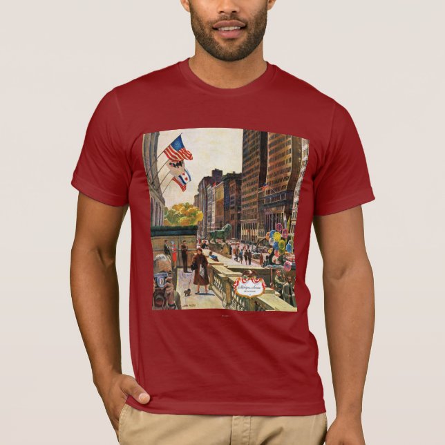 Michigan Avenue, Chicago by John Falter T-Shirt (Front)
