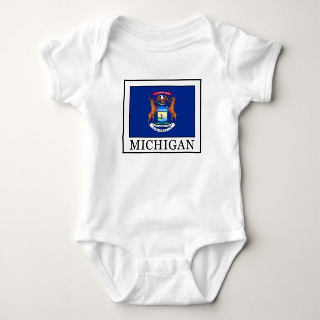 Michigan Baby Bodysuit (Front)