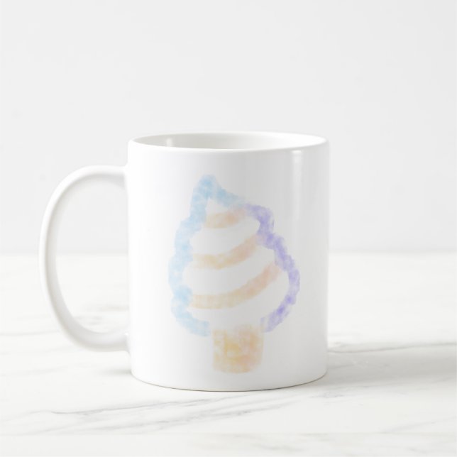 Michigan Beachside Classic Vanilla Ice Cream Coffee Mug (Left)