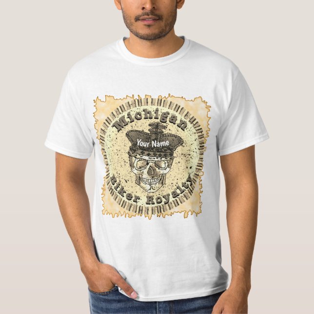 Michigan Biker  T-Shirt (Front)