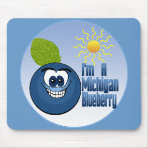 Michigan Blueberry Mouse Pad