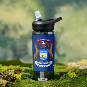 Michigan bottle, patriotic Michigan Flag Water Bottle