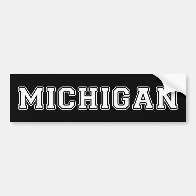 Michigan Bumper Sticker (Front)