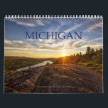 MICHIGAN Calendar<br><div class="desc">This 12-month calendar features beautiful images from the Great Lakes State. Makes a great gift for family, friends, coworkers or even yourself!</div>