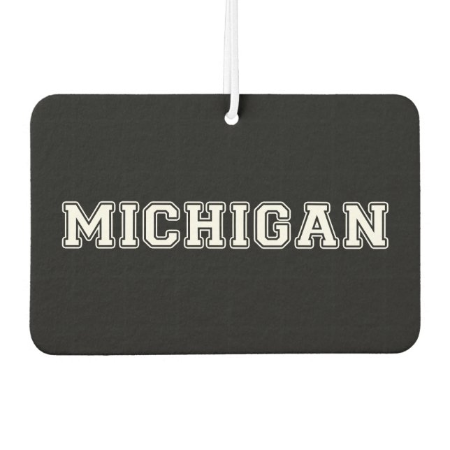 Michigan Car Air Freshener (Front)