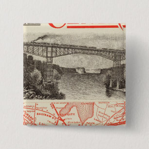 Michigan Central Railroad 15 Cm Square Badge