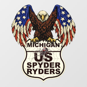 Michigan Chapter - Decal Eagle Logo